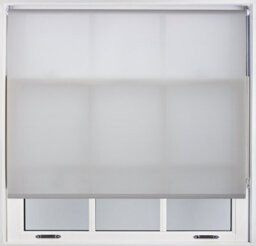Furnished Daylight Roller Blinds With Metal Fittings - Grey Trimmable Blind For Windows And Doors (W)70Cm (L)165Cm