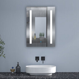 Probaty Bathrooms Bathroom Led Mirror 600X800mm With Anti-Fog,touch Sensor Switch,memory Function,ip44,backlit Wall Vanity Frameless Mirror - thumbnail 3