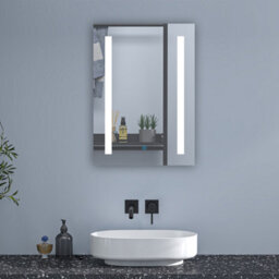 Probaty Bathrooms Bathroom Led Mirror 600X800mm With Anti-Fog,touch Sensor Switch,memory Function,ip44,backlit Wall Vanity Frameless Mirror - thumbnail 1