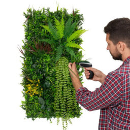 MonsterShop Artificial Plant Wall Panel 50 X 100Cm Alina Living Foliage Greenery Tiles Indoor Outdoor Weather & Uv Resistant - thumbnail 3