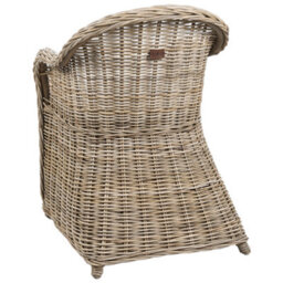 Beliani Set Of 2 Rattan Garden Armchairs With Cushions Susua Ii, Indoor & Outdoor, Natural - thumbnail 6