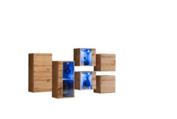 Arte Switch Rtv4 Oak Wotan Tv Cabinet 120Cm - Warm Wood Finish With Smart Organised Storage - thumbnail 2