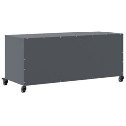 Berkfield Tv Cabinet Anthracite 100.5X39X43.5 Cm Steel - thumbnail 8