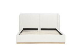 King Size Bed Frame White Boucle Birlea Eve Fabric 5Ft 150Cm - thumbnail 7