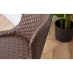 Oakham Executive Lochlan Office Chair In Brown Faux Leather - thumbnail 7
