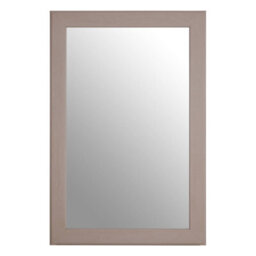 Orsina Large Wall Mirror, Grain Pattern Grey Frame Mirror For Home, Office, Closet - thumbnail 1