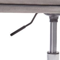 Beliani Desk Chair Monticello Velvet Grey - thumbnail 8