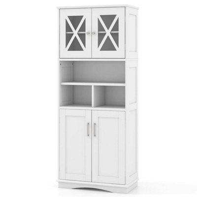 Tall Bathroom Cabinet Large Floor Storage Cabinet - image 1