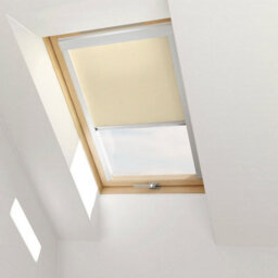 Luxtra (Dhr) Beige Blackout Roller Blind For Velux Roof Window M04 With Silver Side Rails - thumbnail 5