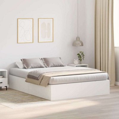 Berkfield Storage Bed Frame White 160X200 Cm - image 1