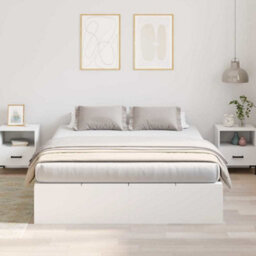 Berkfield Storage Bed Frame White 160X200 Cm - thumbnail 5