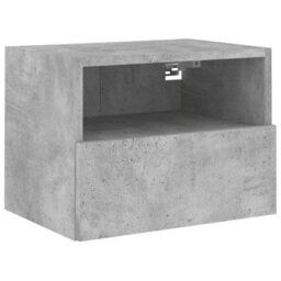 Walplus Tv Wall Cabinets 2 Pcs Concrete Grey 40X30X30 Cm Engineered Wood - thumbnail 6