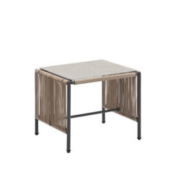Teamson Home Outdoor Garden Table And Rocking Chair Furniture Set, Beige - thumbnail 6