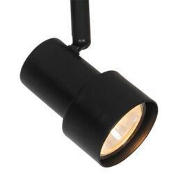 Nordlux Boston Metal Pendant Rail Light 4 Adjustable Heads Black,mains - thumbnail 2
