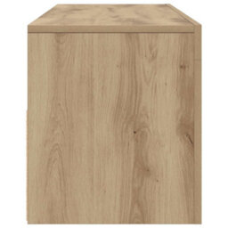 Berkfield Modern Tv Cabinet With Led Lights Artisan Oak 120X35X40 Cm Engineered Wood - thumbnail 8