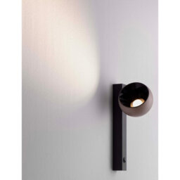 Luminosa Lighting Luminosa Lusa Reading Wall Light Champagne Gold, Black Led 10W 644Lm 3000K Switch On/off - thumbnail 5