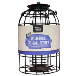 Storm Trading Group Metal Hanging Fat Ball Feeder With Bird Cage With Squirrel Guard - thumbnail 1