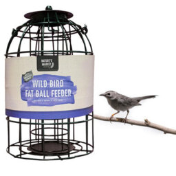 Storm Trading Group Metal Hanging Fat Ball Feeder With Bird Cage With Squirrel Guard - thumbnail 3