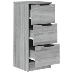 Berkfield Sideboards 2 Pcs Grey Sonoma 30X30X70 Cm Engineered Wood - thumbnail 7