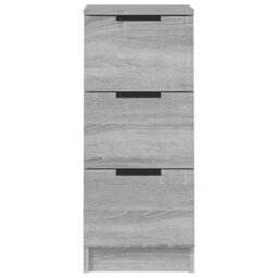 Berkfield Sideboards 2 Pcs Grey Sonoma 30X30X70 Cm Engineered Wood - thumbnail 6