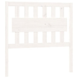 Berkfield Bed Headboard White 95.5X4X100 Cm Solid Wood Pine - thumbnail 2