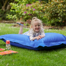 Icon Kids Giant Indoor Outdoor Floor Cushion Blue - thumbnail 2