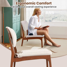 Set Of 2 Accent Chairs With Side Table Upholstered Living Room - thumbnail 5