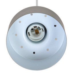 Nordlux Matis Metal Pendant Light Perforated Shade Brown,mains - thumbnail 7