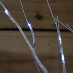 Snowtime Outdoor Or Indoor Birch Tree With Ice White Leds - 2.4M - 136 Led's - thumbnail 6