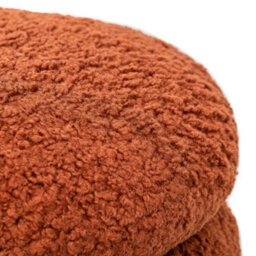 Nordlys Terracotta Pouf With Storage Vintage Style Living Room - thumbnail 8