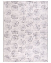 Wyld And Coco Luxenest Modern Abstract Area Rug 140 X 200 Cm Off-White Anti-Slip - thumbnail 1