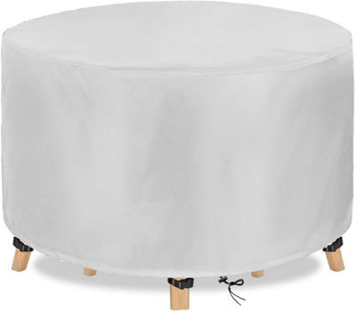 210D Garden Table Cover, Round Protector, Waterproof Furniture 140X71Cm - image 1