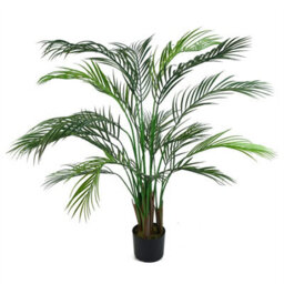 Leaf 125Cm Areca Palm Tree Uv Resistant Outdoor