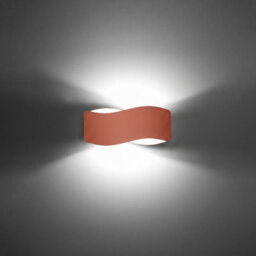 Sollux Lighting Tila Steel Red Ochre 1 Lights Modern Wall Lamps - thumbnail 3