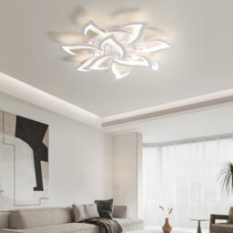 Pheashine Dimmable Petal Led Ceiling Light,70W Dia 82Cm White Acrylic With Remote Control For Living Room, Bedroom Or Kitchen - thumbnail 7