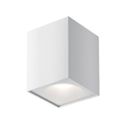 Luminosa Lighting Luminosa Zoom Square Outdoor Surface Mounted Downlight White Ip65 1Xgu10 - thumbnail 1