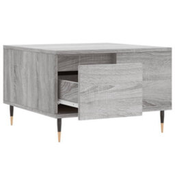 Berkfield Coffee Table Grey Sonoma 55X55X36.5 Cm Engineered Wood - thumbnail 6