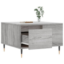 Berkfield Coffee Table Grey Sonoma 55X55X36.5 Cm Engineered Wood - thumbnail 4