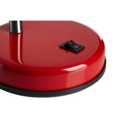 Orsina Red Table Lamp For Work Desk, Desk Lamp With Conical Lamp Head, Long Lasting Iron Bedside Lamp - thumbnail 2
