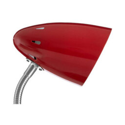Orsina Red Table Lamp For Work Desk, Desk Lamp With Conical Lamp Head, Long Lasting Iron Bedside Lamp - thumbnail 3