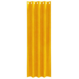 Berkfield Blackout Curtains With Eyelets 2 Pcs Mustard Yellow Velvet - thumbnail 3