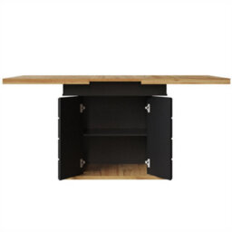 Abrihome Checked Extending Dining Table (110-140X80Cm), Foldable Design For 6 People, Compact For Kitchens & Living Spaces - thumbnail 6
