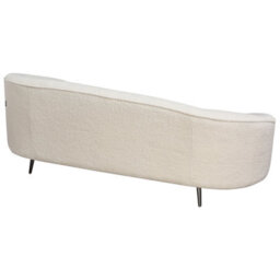 Beliani Sofa 2 Seater Savar Boucle White - thumbnail 6