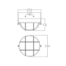 Luminosa Lighting Elstead Marina 2 Light Bathroom Flush Mount Ceiling Light Silver Ip44, E27 - thumbnail 2