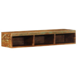 Berkfield Wall-Mounted Tv Cabinet 100X30X19 Cm Solid Wood Reclaimed - thumbnail 2