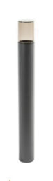 CGC Lighting Cgc Dark Grey Anthracite Outdoor 0.8M Post Bollard Light Smoked Diffuser Modern Garden Patio Outside Driveway Path Terrace E27 - thumbnail 5