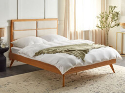 Beliani Bed Poissy 160 X 200 Cm (Eu King Size) Natural Ash Wood - thumbnail 2