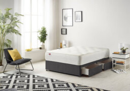Somnior Beds Somnior Plush Black Memory Foam Divan Bed With Mattress And 4 Drawers  - Small Double - thumbnail 3