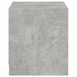 Berkfield Bedside Cabinets With Glass Doors 2 Pcs Concrete Grey 35X37X42 Cm - thumbnail 8