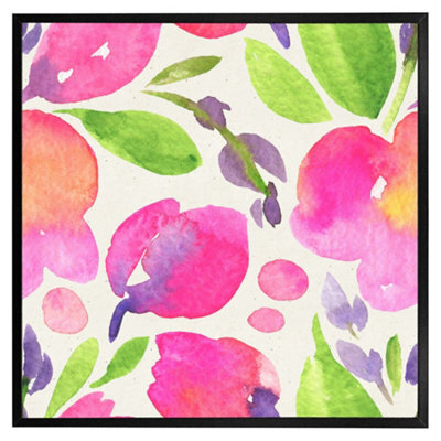 "Andrew Lee Botanical Background (Picutre Frame) / 20X20"" / Brown" - image 1